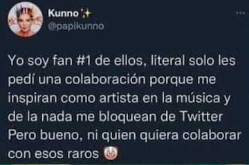 La historia detrás del mensaje de Kunno contra Twenty One Pilots porque no quisieron cantar con él