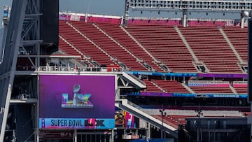 A view of Levi's Stadium ahead of the Super Bowl LX game between the New England Patriots and the Seattle Seahawks in Santa Clara, California, U.S., February 3, 2026. REUTERS/Carlos Barria