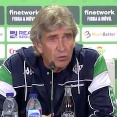 Pellegrini no se esconde y deja claro en rueda de prensa las aspiraciones del Betis