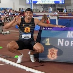 Michael Norman bate el récord mundial de 400 metros indoor