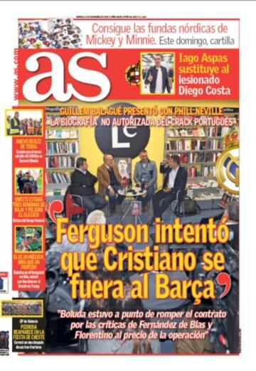 Las portadas de AS de noviembre