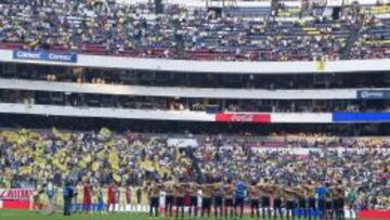 El partido entre el América y los Pumas