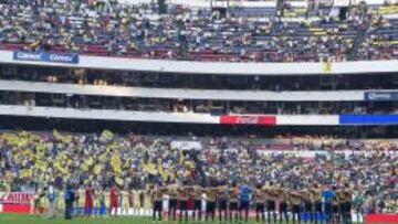 El partido entre el Am&eacute;rica y los Pumas