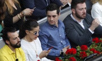 Carolina Marín y Javier Fernández. 