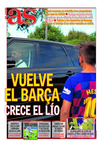 Las portadas de AS de agosto