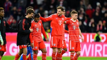 Thomas Mueller, Serge Gnabry, Leon Goretzka y Joshua Kimmich.