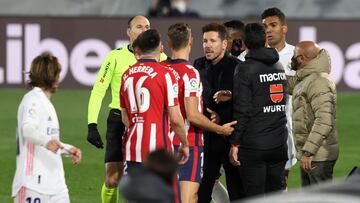 Mateu, al Cholo en el Derbi: "Diego, muchas gracias"