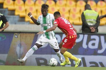 Atlético Nacional derrotó al Deportivo Pereira en la primera fecha de la Liga BetPlay I-2020. Los goles del triunfo verde fueron obra de Jarlan Barrera y Jefferson Duque.