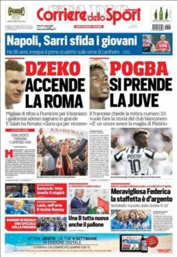 Portadas de la prensa deportiva