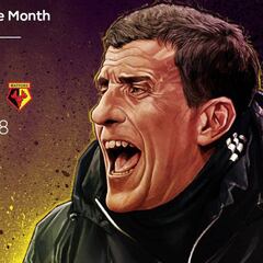 Javi Gracia, mejor entrenador de la Premier League en agosto