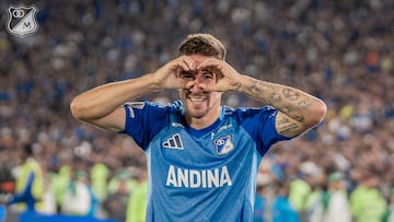 Santiago Giordana, delantero de Millonarios