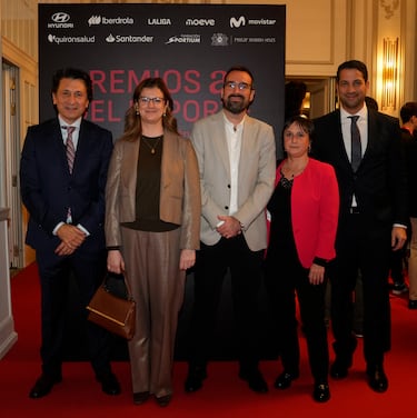 José Félix Díaz; Director Editoral de AS, María Cruz; Directora Comunicación y Marketing en Quirónsalud, Salvador Alcaide; Coordinador de Comunicación y Contenido, Lorena Nosti; periodista comunicación corporativa relaciones externas y Aloysio Araujo; Director General de Deportes de Prisa Media.