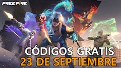 Free Fire | Códigos de hoy sábado 23 de septiembre de 2023: recompensas gratis