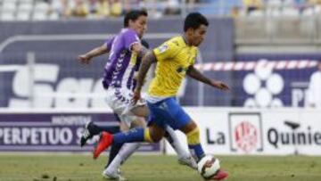 Las Palmas hizo bueno el gol en el Zorrilla y espera en la final