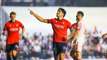 Iker Benito celebra su gol de penalti.
