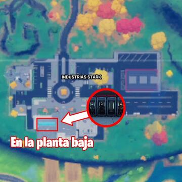 Ubicación del laboratorio de trajes de Iron Man en Industrias Stark