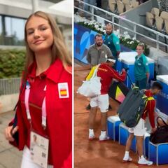 Leonor y Sofía, unas aficionadas más al dúo de moda “Nadalcaraz”
