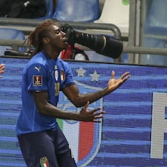 Kean se reivindica ante Mancini