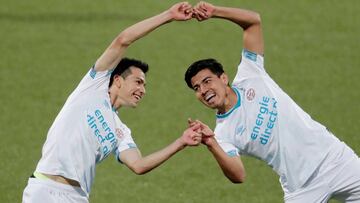 El cuadro del PSV ganó 7-0 como visitante al equipo del ADO den Hag, Lozano marcó doblete y Gutiérrez se estrenó.