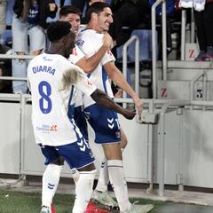 Tenerife 2-1 Granada: resumen, goles y resultado