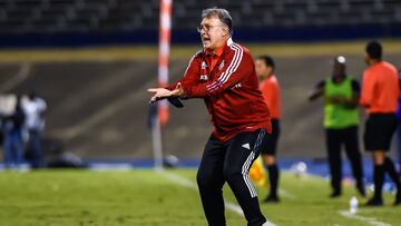 Gerardo Martino Director Tecnico de Mexico durante el partido Jamaica vs Mexico (Seleccion Mexicana), correspondiente a la Clasificacion de la CONCACAF camino a la Copa Mundial de la FIFA Qatar 2022, en el National Stadium Independence Park, el 27 de Ene