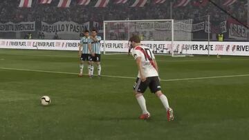 Quintero y su gol al minuto 31' contra Racing