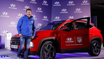 Simeone durante el acto.
