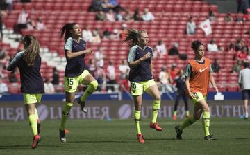 El fútbol femenino llena el Wanda Metropolitano