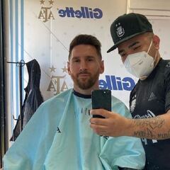 El nuevo look de Messi con la Selección Argentina