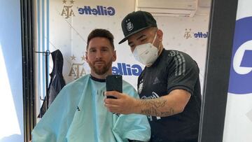 El nuevo look de Messi con la Selección Argentina