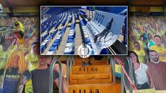 Se apagó la voz de Javier Alonso, el 'tambor' del Coliseum que tiene su lugar en la grada y en el cielo