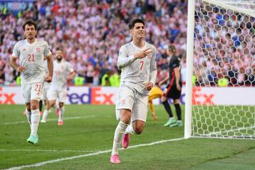 Morata, en la primera parte de la pr¨®rroga, marc¨® el 3-4.