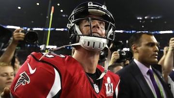 HOUSTON, TX - FEBRUARY 05: Matt Ryan #2 of the Atlanta Falcons looks on after being defeated by the New England Patriots during Super Bowl 51 at NRG Stadium on February 5, 2017 in Houston, Texas. The Patriots defeated the Falcons 34-28.   Ronald Martinez/Getty Images/AFP
 == FOR NEWSPAPERS, INTERNET, TELCOS &amp; TELEVISION USE ONLY ==