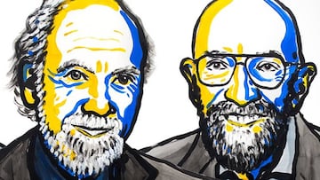 Rainer Weiss, Barry Barish y Kip Thorne, premio Nobel de Física 2017.