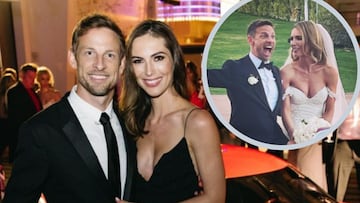 Jenson Button se casa por fin con la modelo Playboy Brittny Ward