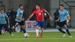 Jos&eacute; Mar&iacute;a Gim&eacute;nez, figura de Uruguay, alab&oacute; en di&aacute;logo con AS Chile a la Roja, cuadro al que su selecci&oacute;n enfrentar&aacute; en el cierre del Grupo C de Copa Am&eacute;rica.
 