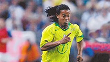 <b>CON BRASIL</b>. Ronaldinho se pierde el partido de esta noche contra Argentina.
