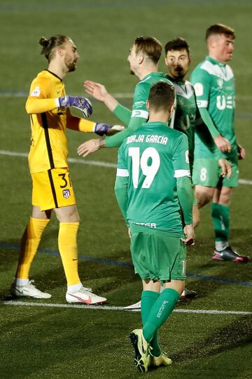 Final del partido, el Atlético queda eliminado de la Copa del Rey