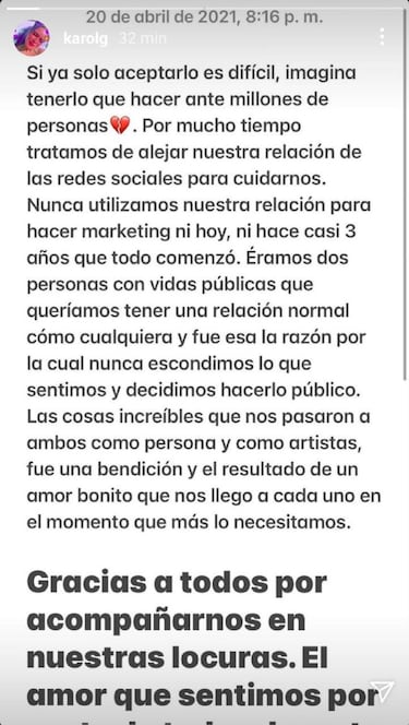 Anuel confirma separación con Karol G