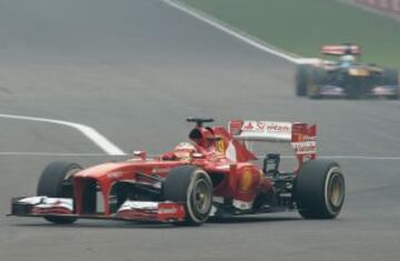 Fernando Alonso terminó undécimo, con muchos problemas durante la carrera.