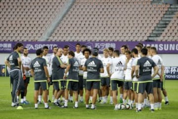 Entrenamiento en Guangzhou.