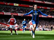 Gyokeres pulled the Gunners level from the spot after Bournemouth took the lead at the Emirates. Alex Scott’s superb strike settled it.