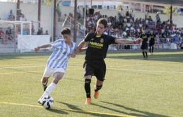 Partido de semifinales de Infantiles entre el Villarreal y el Málaga.