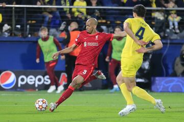 2-1. Fabinho marca el primer gol.