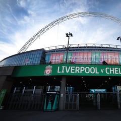 Why are all English soccer finals played at Wembley Stadium?