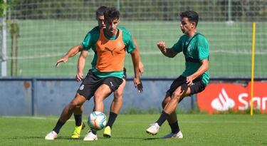 Siverio y Andrade acaban tocados el entrenamiento