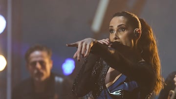 Malú, durante su concierto 25 aniversario en el Cartuja Center, a 24 de febrero de 2024 en Sevilla (Andalucía, España). La artista andaluza, Malú, ha ofrecido un concierto en Sevilla por la gira 25 aniversario de su carrera profesional. Un repaso a los grandes éxitos de esta cantante.
24 FEBRERO 2024
Joaquin Corchero / Europa Press
24/02/2024