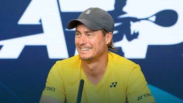 Lleyton Hewitt, durante una rueda de prensa en la ATP Cup.