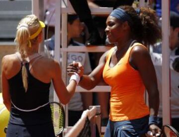 Serena Williams y Kirilenko.