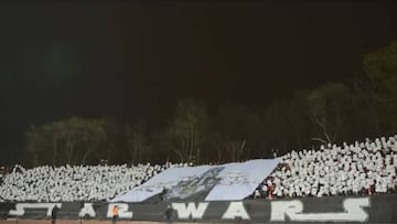 ¡Alucinante! El tremendo tifo de Star Wars del CSKA Sofia